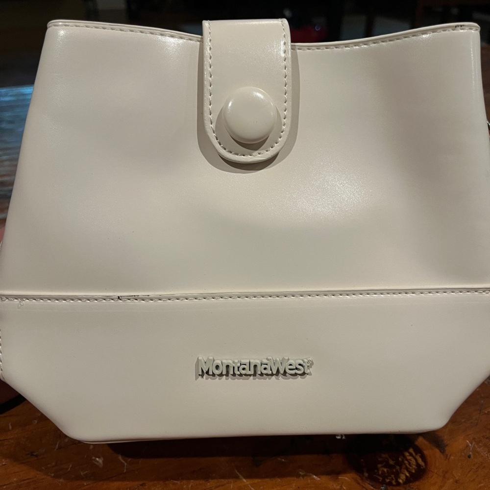 Montana West Cream Cosmetic Bag